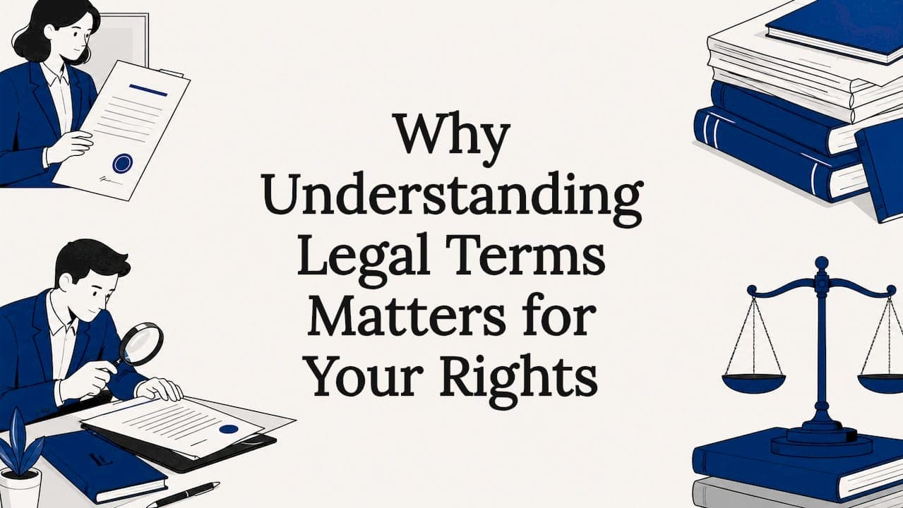 Why Understanding Legal Terms Matters for Your Rights