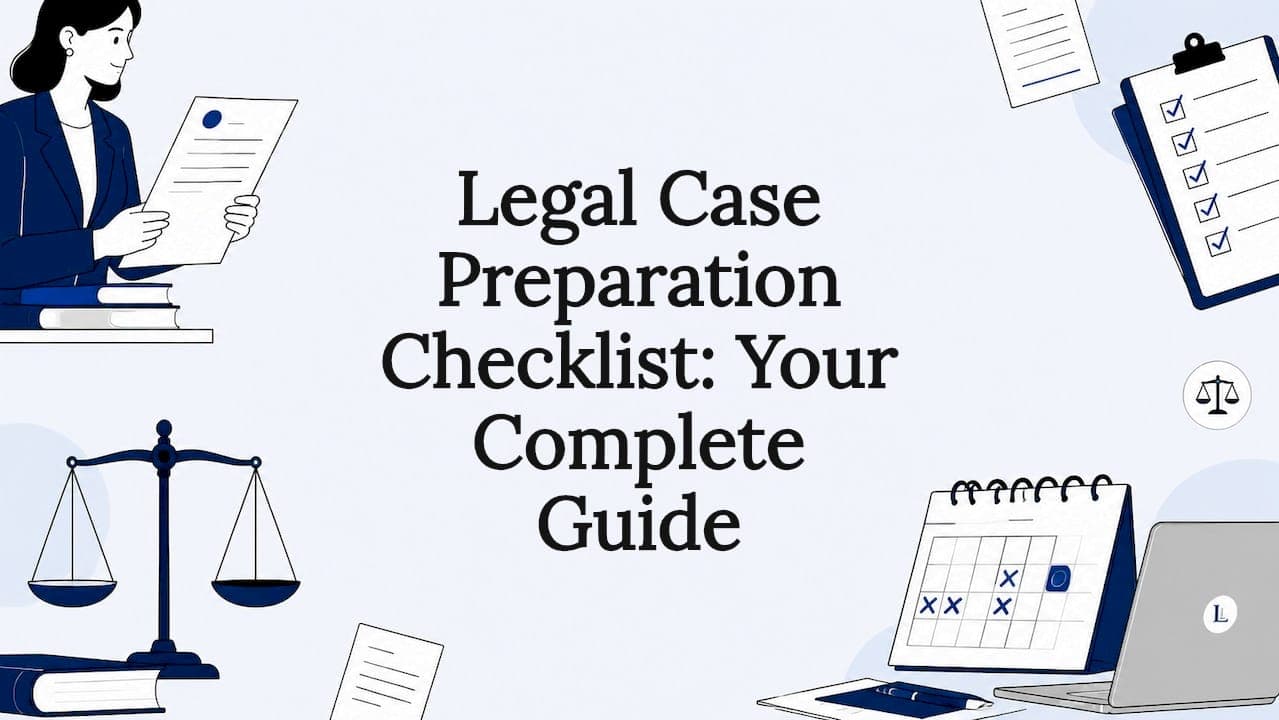 Legal Case Preparation Checklist: Your Complete Guide