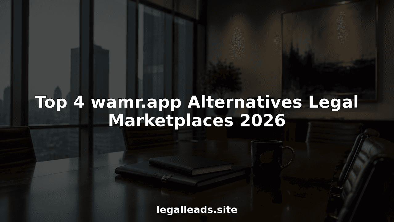 Top 4 wamr.app Alternatives Legal Marketplaces 2026