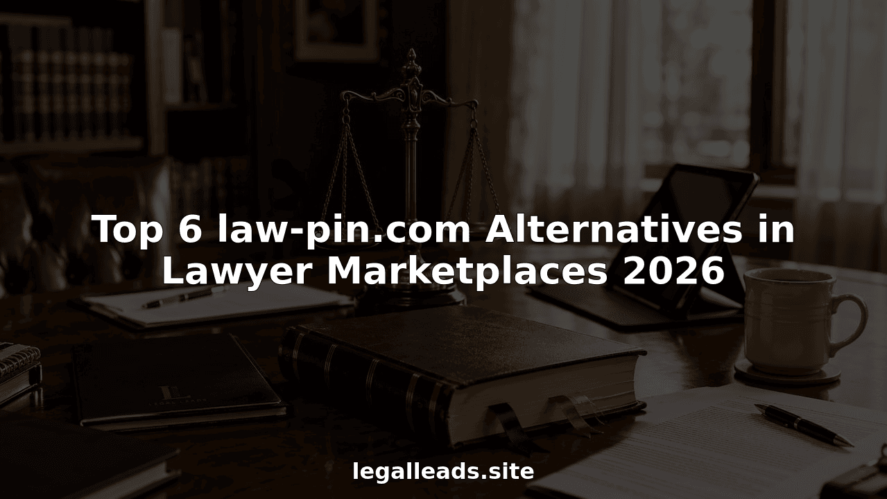 Top 6 law-pin.com Alternatives in Lawyer Marketplaces 2026